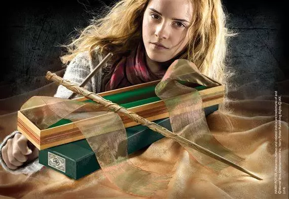 The Noble Collection : Harry Potter - Baguette magique boîte Ollivander Hermione - Harry Potter