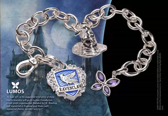 The Noble Collection : Harry Potter - Bracelet Charms - Lumos Serdaigle