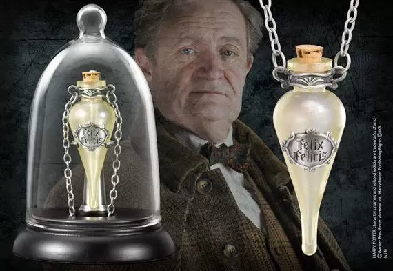 The Noble Collection : Harry Potter - Felix Felicis - Pendentif et support
