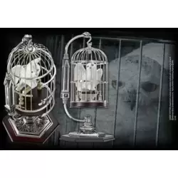 Miniature Hedwig and Cage