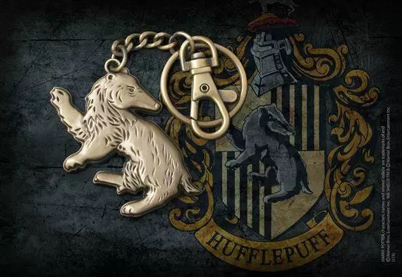 The Noble Collection : Harry Potter - Porte-clés Blaireau - Maison Poufsouffle