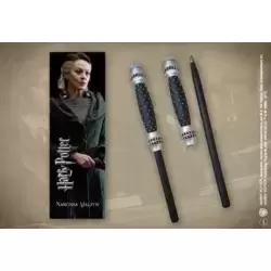 Stylo baguette & Marque-page Narcissa Malefoy