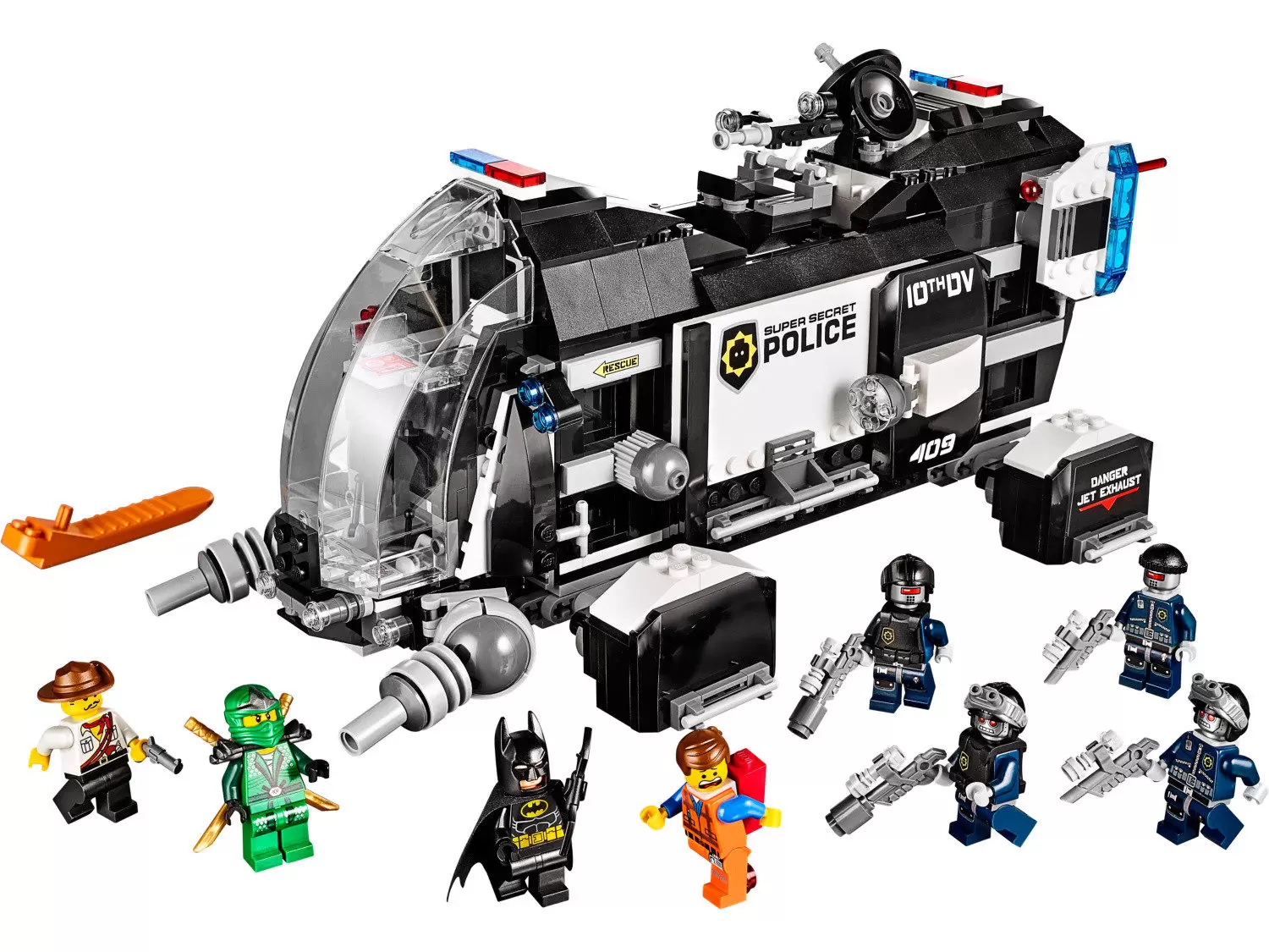 LEGO : The LEGO Movie - Super Secret Police Dropship