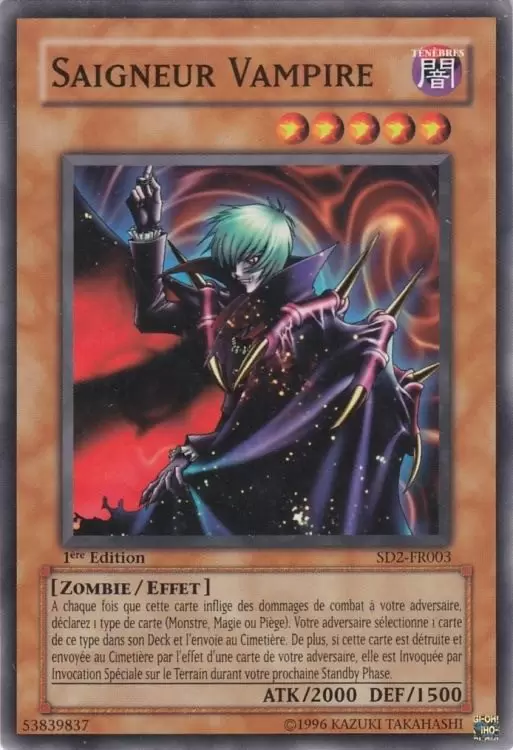 Folie Zombie SD2 - Seigneur Vampire