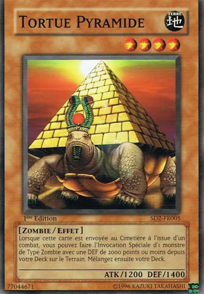Folie Zombie SD2 - Tortue Pyramide