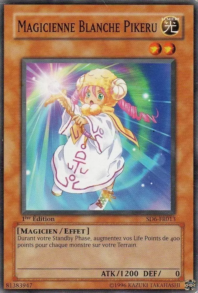 Le Jugement du Magicien SD6 - Magicienne Blanche Pikeru