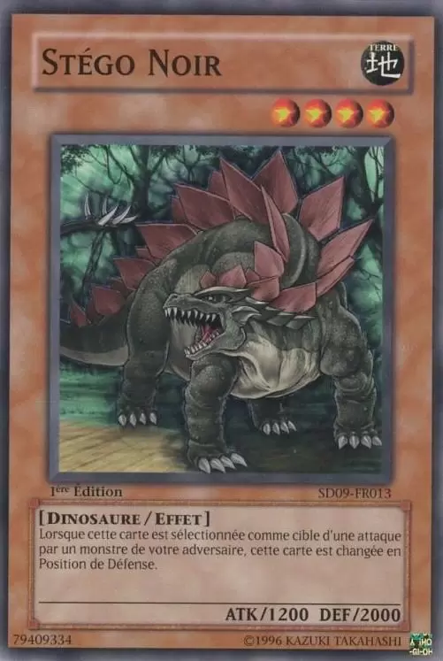 Rage du Dinosaure SD09 - Stégo Noir