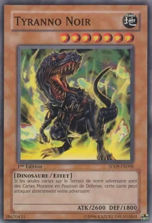 Rage du Dinosaure SD09 - Tyranno Noir