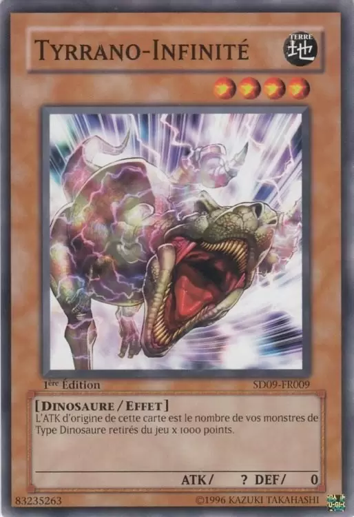 Rage du Dinosaure SD09 - Tyrrano-Infinité