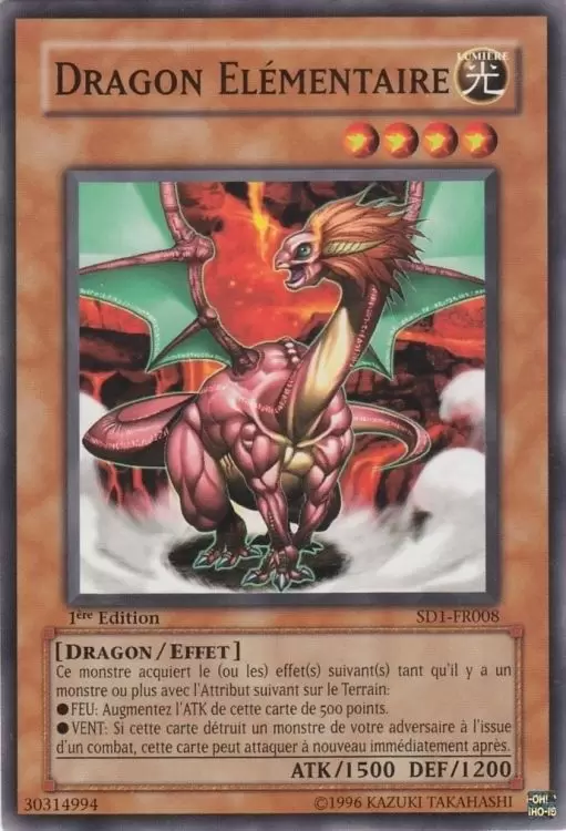 Rugissement des Dragons SD1 - Dragon Élémentaire