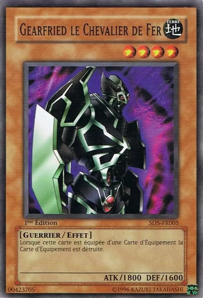 Triomphe du Guerrier SD5 - Gearfried le Chevalier de Fer