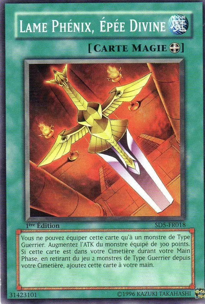 Triomphe du Guerrier SD5 - Lame Phénix, Epée Divine