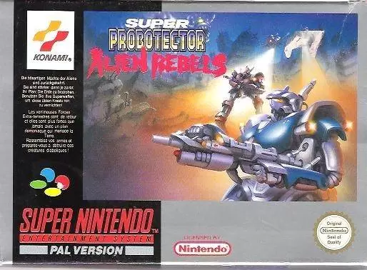 Super Famicom Games - Super Probotector: Alien Rebels