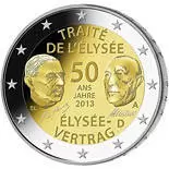 Allemagne 2€ - 50e anniversaire du Traité de l\'Élysée