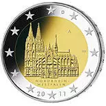 Allemagne 2€ - Présidence de la Rhénanie-du-Nord-Westphalie
