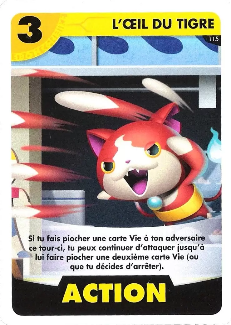 Cartes Yo-Kai Watch - L\'oeil du tigre