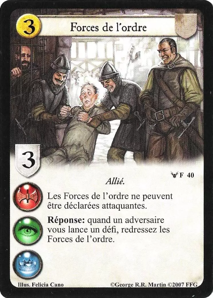 Anciens ennemis - Forces de l\'ordre