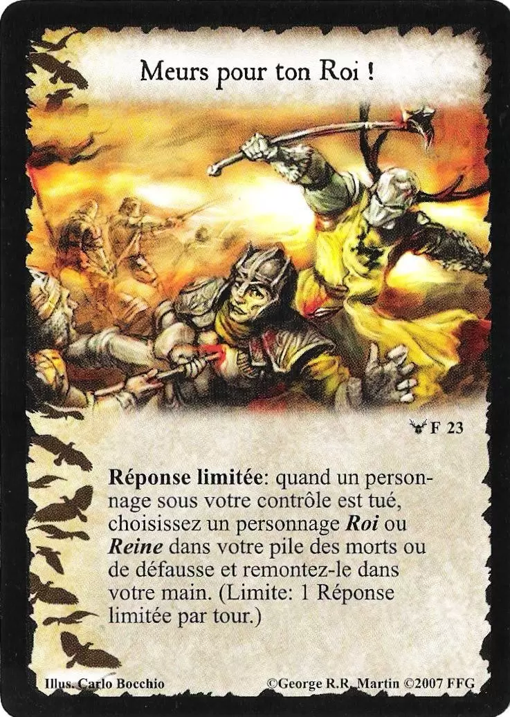 Anciens ennemis - Meurs pour ton Roi !