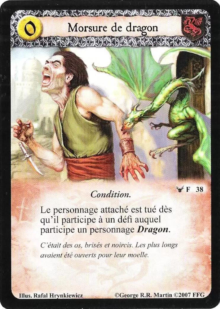 Anciens ennemis - Morsure de dragon