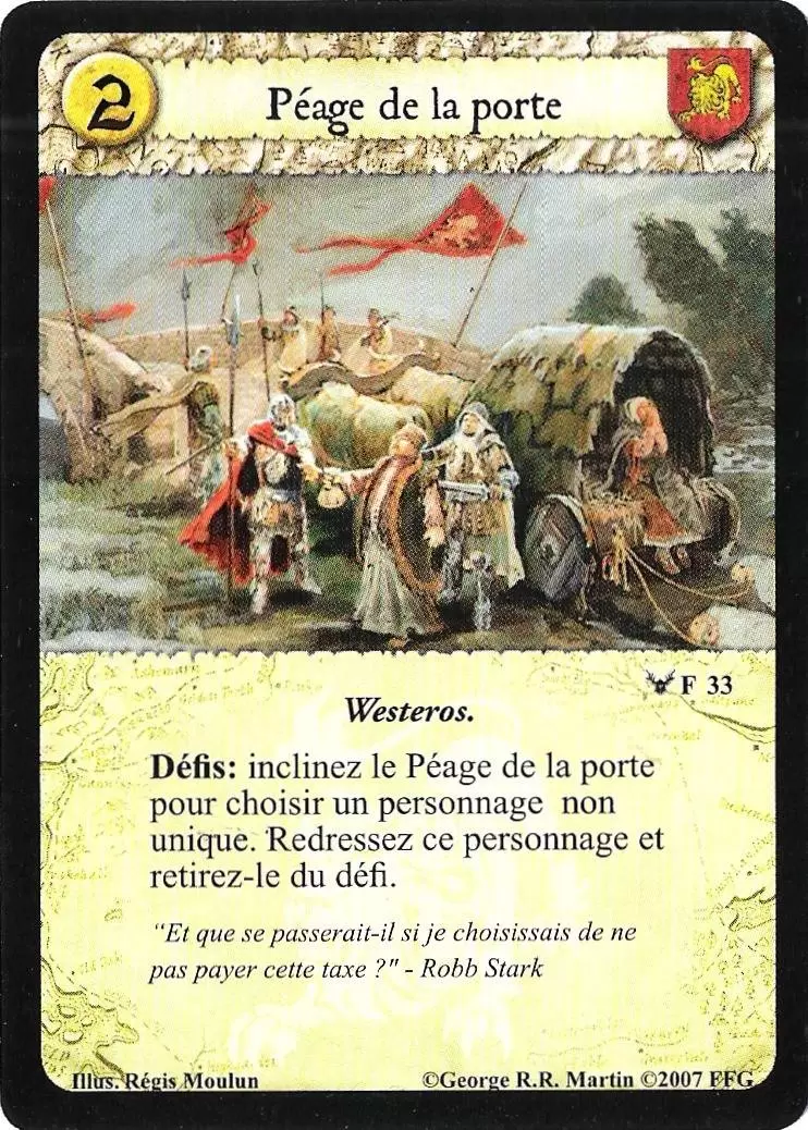 Anciens ennemis - Péage de la porte