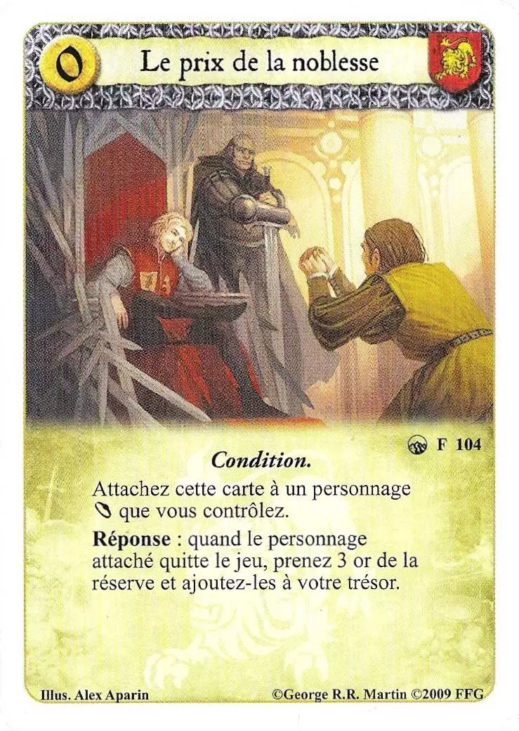 Le Retour des Autres - Le prix de la noblesse