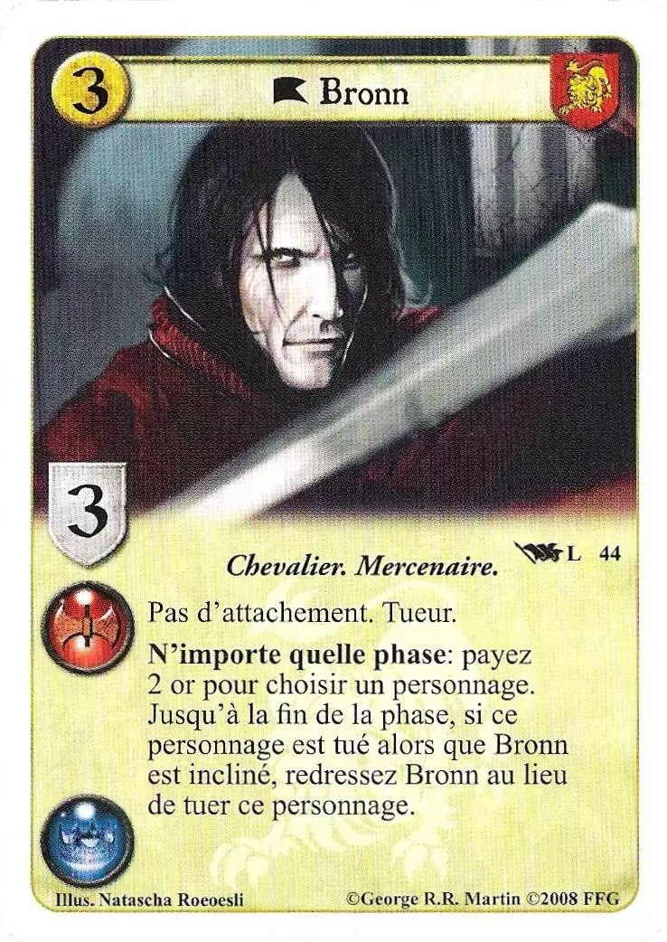 Le Trône de Fer Le jeu de carte - Bronn