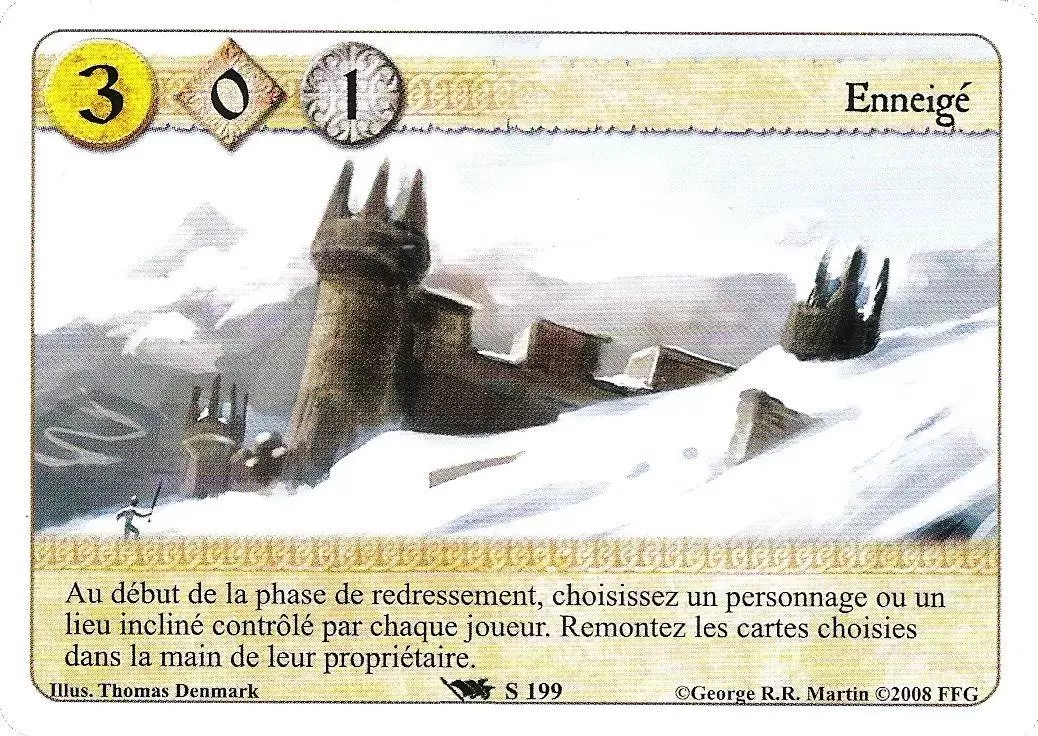 Le Trône de Fer Le jeu de carte - Enneigé