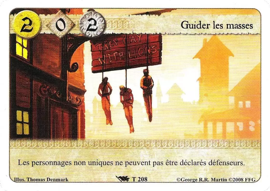Le Trône de Fer Le jeu de carte - Guider les Masses