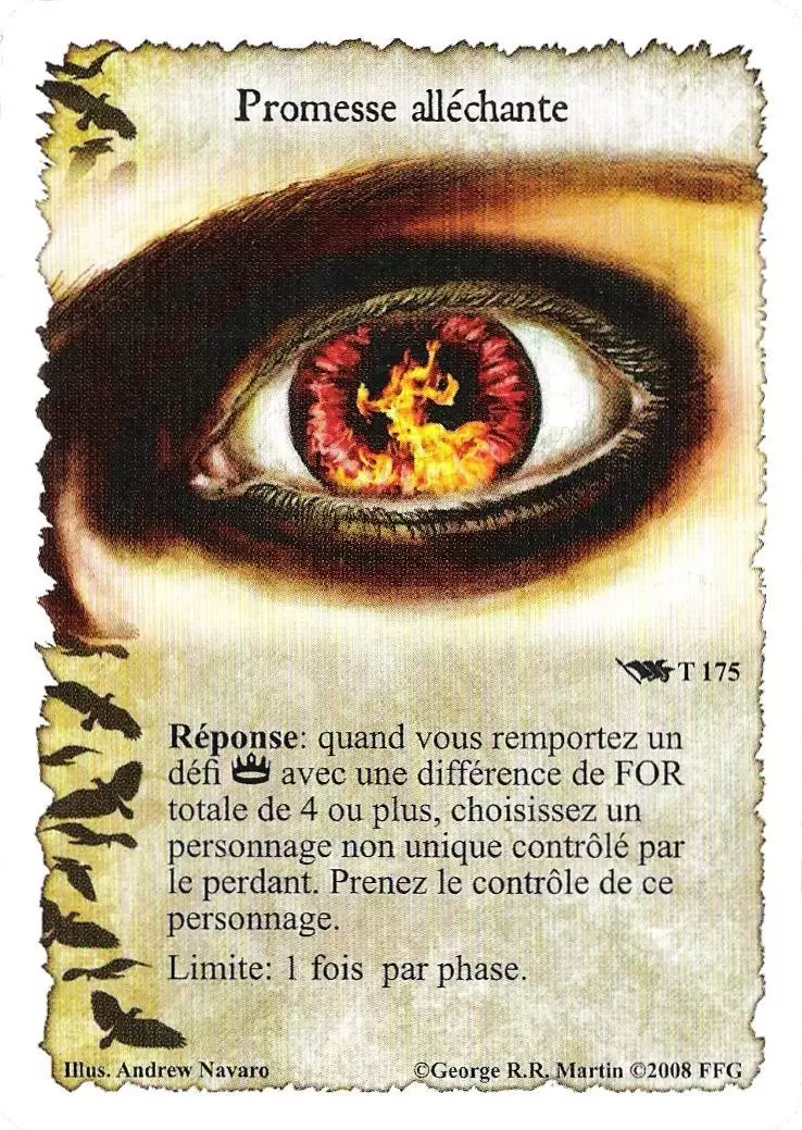 Le Trône de Fer Le jeu de carte - Promesse Alléchante