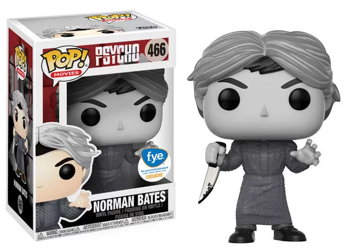 POP! Movies - Psycho - Norman Bates Black And White