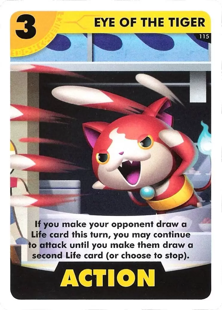 Yo-kai Watch Card Game - Eye of the Tiger