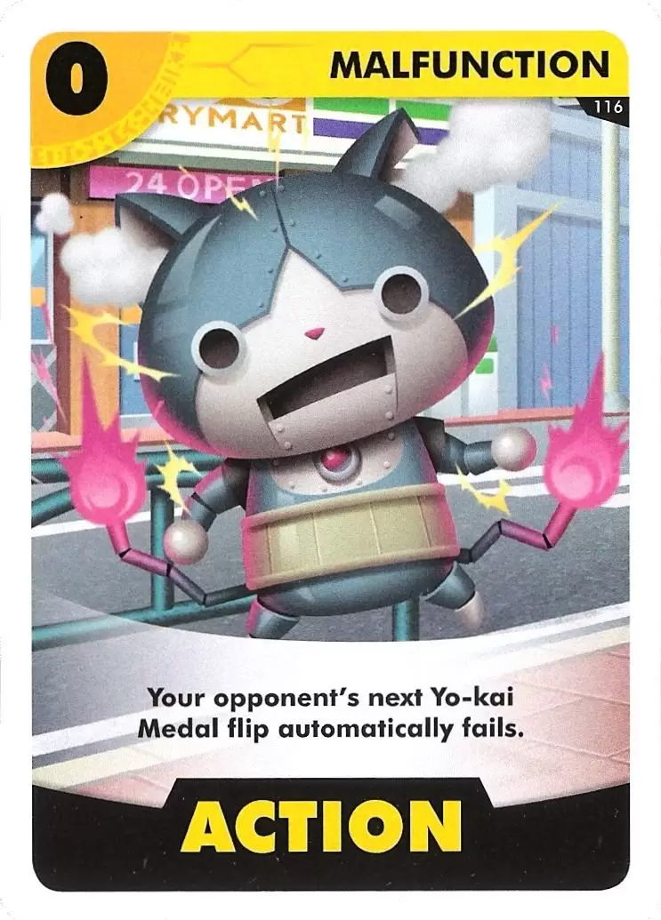Cartes Yo-Kai Watch (version Anglaise) - Malfunction
