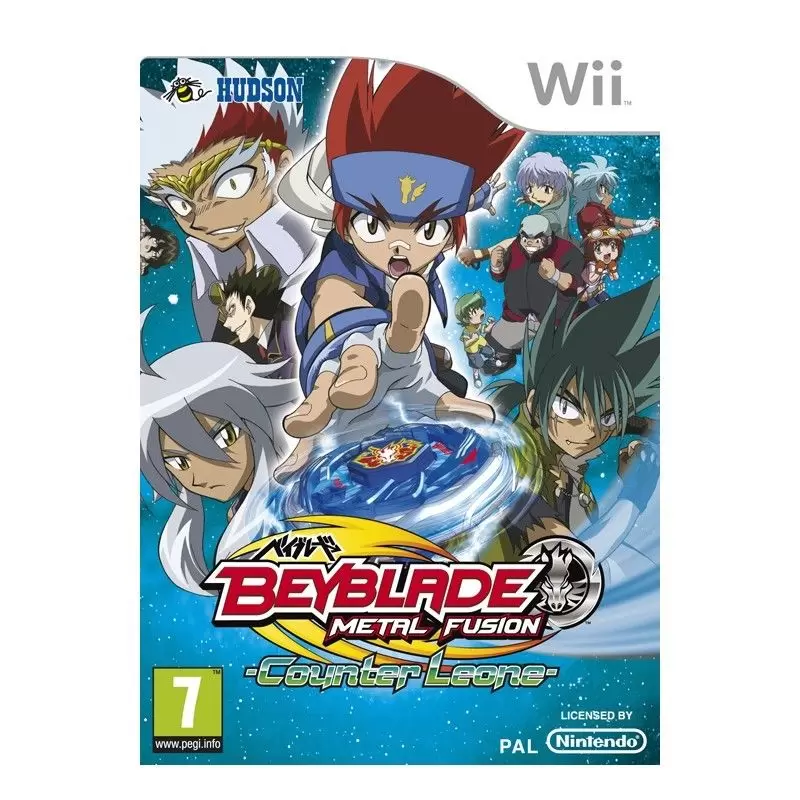 Nintendo Wii Games - Beyblade Metal Fusion - Counter Leone