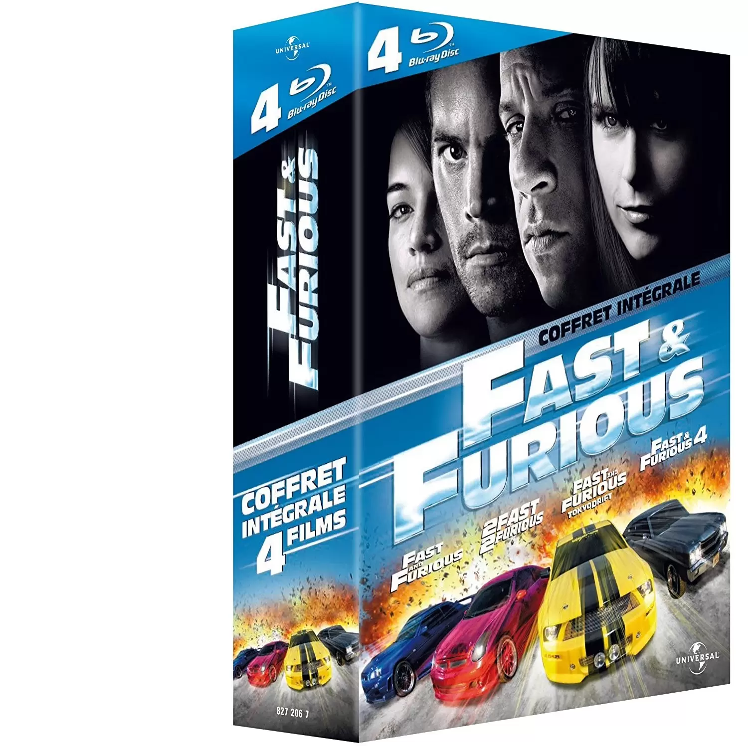 Fast & Furious - Fast and Furious - L\'intégrale 4 films (Blu-Ray)