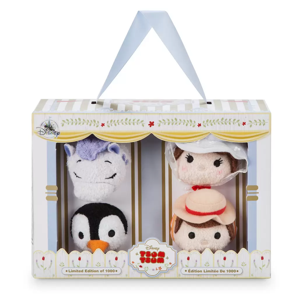 Tsum Tsum Plush Bag And Box Sets - Mary Poppins Tsum Tsum Set