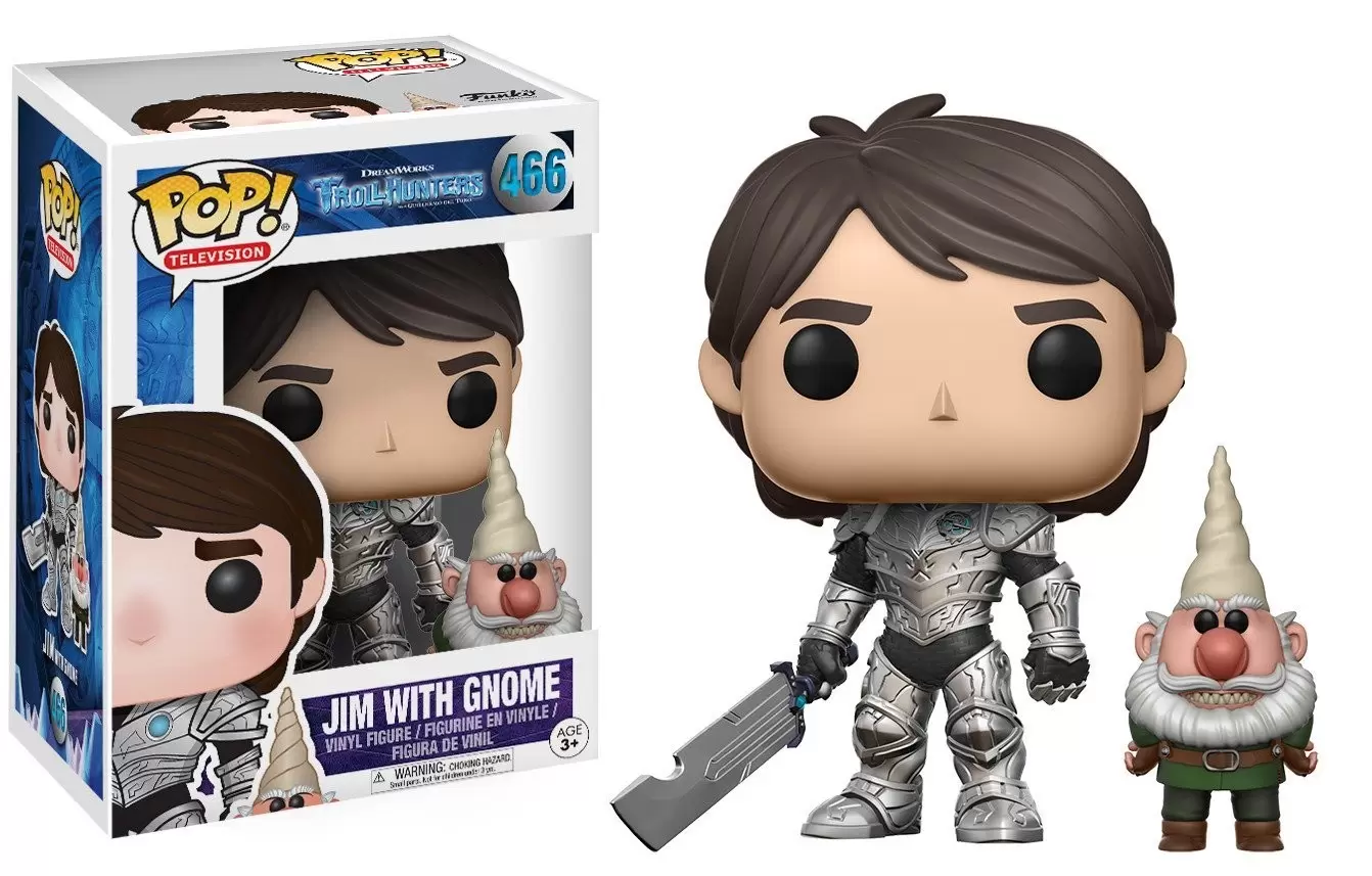 POP! Television - Trollhunters - Jim with Gnome
