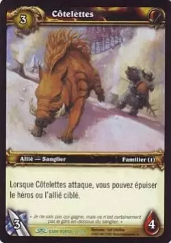 À travers la Porte des Ténèbres - Côtelettes