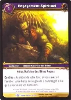 À travers la Porte des Ténèbres - Engagement spirituel