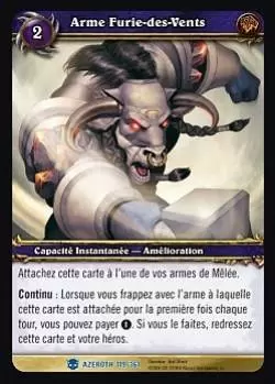 Héros d\'Azeroth - Armes Furie-des-Vents