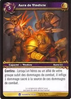 Héros d\'Azeroth - Aura de Vindicte