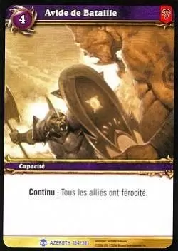 Héros d\'Azeroth - Avide de Bataille