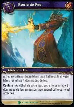 Héros d\'Azeroth - Boule de Feu
