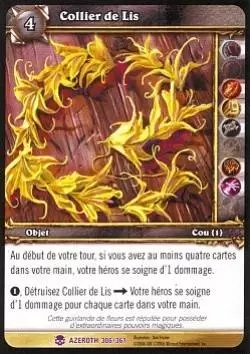 Héros d\'Azeroth - Collier de Lis