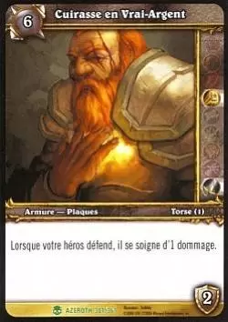 Héros d\'Azeroth - Cuirasse en Vrai-Argent