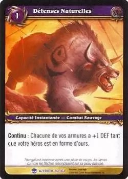 Héros d\'Azeroth - Défenses Naturelles