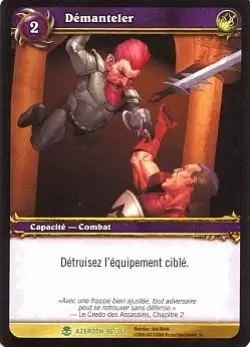 Héros d\'Azeroth - Démanteler