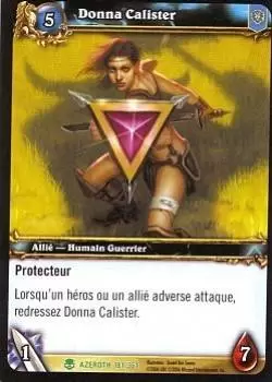 Héros d\'Azeroth - Donna Calister