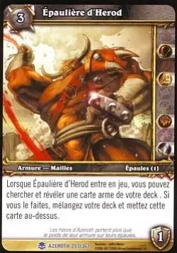 Héros d\'Azeroth - Epaulières d\'Herod