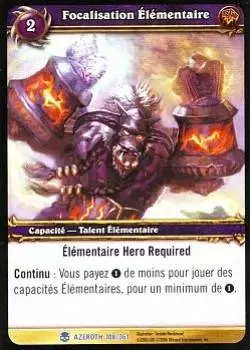 Héros d\'Azeroth - Focalisation Elémentaire
