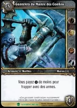 Héros d\'Azeroth - Gantelets du Maitre des Confins